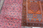 Handknutna mattor 3st, orientaliska