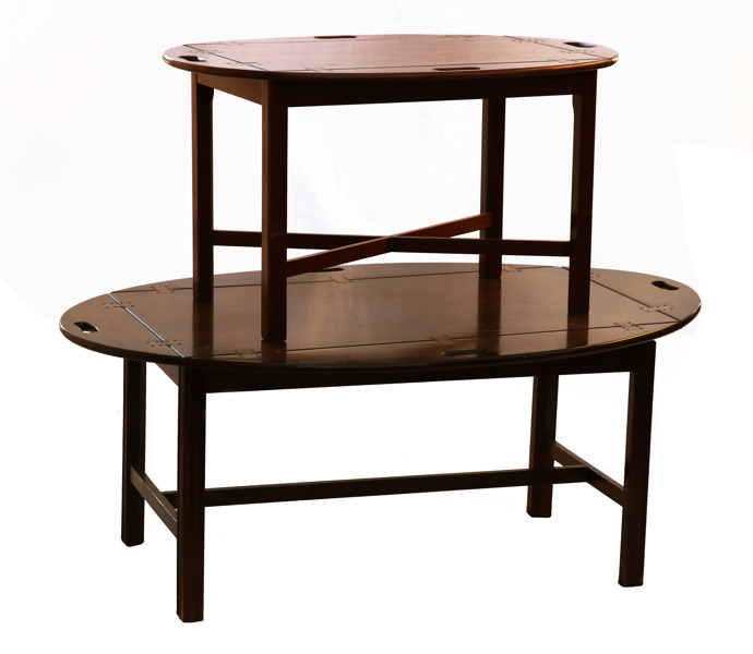 Soffbord 2st, England, så kallade "Butler's Tray"