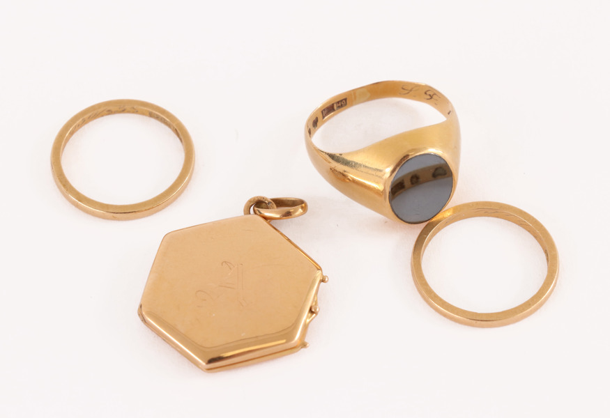 Smycken 4 delar, 18k