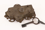Lås med nyckel, barock, 16/1700-tal