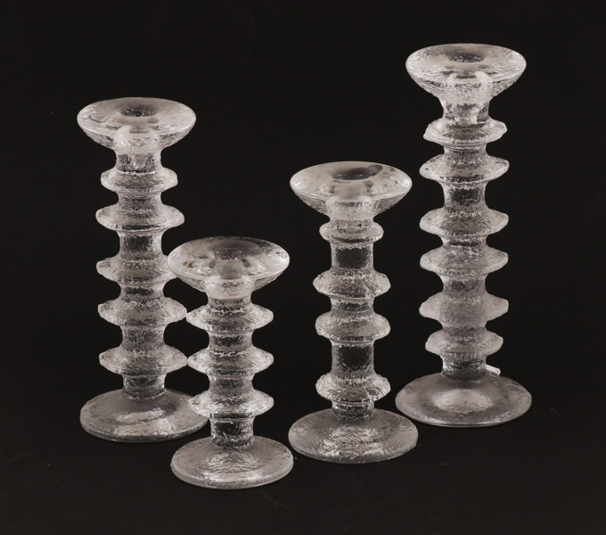 Ljusstakar 4st, "Festivo", Timo Sarpaneva för Iittala