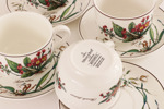 Tekoppar med fat 6st, "Botanica", Villeroy & Bock