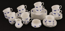 Kaffeservisdelar, "Blå blom", Old Gustavsberg/Rörstrand