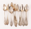 Teskedar 12st, silver, jugend, Finland, 1908