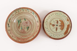 Skålfat 2st, allmoge, 1800-tal