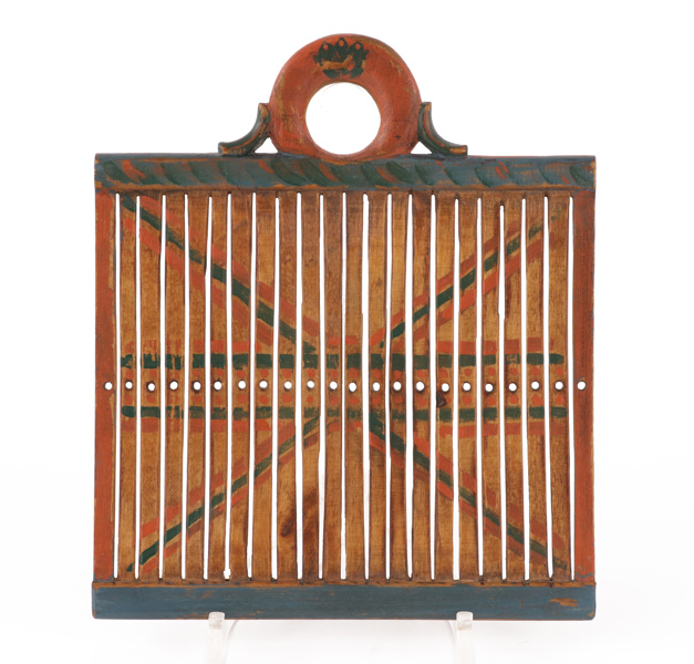 Bandsked, allmoge, 1800-tal