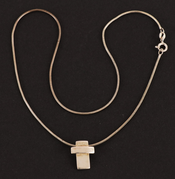 Halsband med hänge, sterlingsilver, Efva Attling, Stockholm