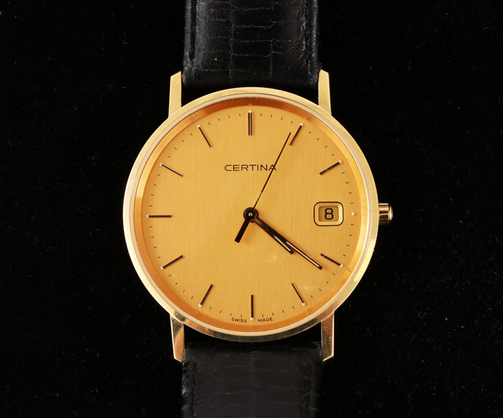 Herrarmbandsur i 18k, Certina