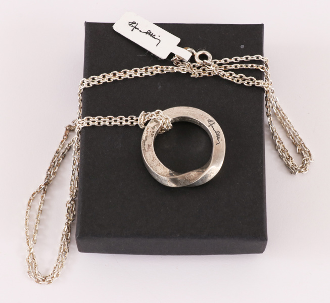 Halsband med hänge, sterlingsilver, Efva Attling, Stockholm