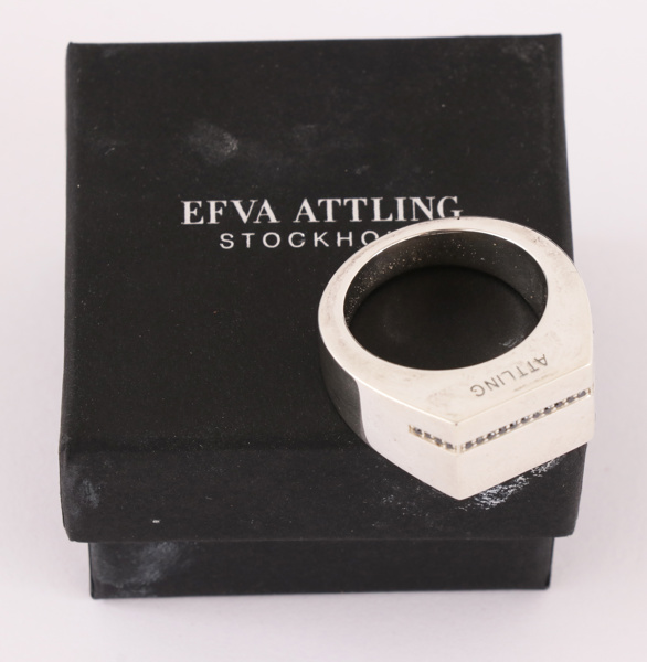 Ring i sterlingsilver, Efva Attling, Stockholm