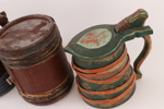 Allmogeföremål 4st, 1800-tal