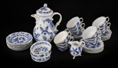 Kaffeservis, "Lökmönstret", Meissen, Tyskland
