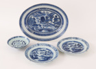 Porslin 4 delar, Kina, 17/1800-tal