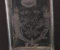 Brännvinsflaska, daterad 1824