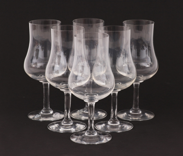 Vinprovarglas 6st, "Elixir", Orrefors