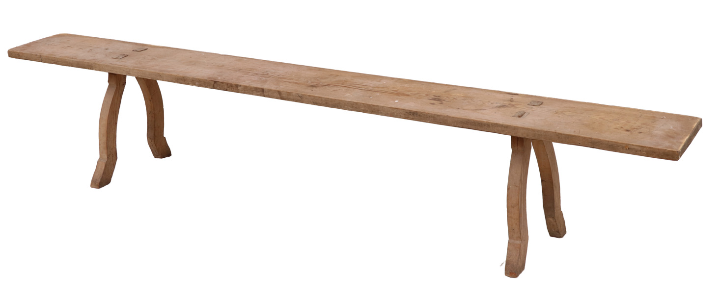 Långbänk, allmoge, 1800-tal