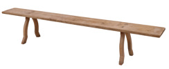 Långbänk, allmoge, 1800-tal