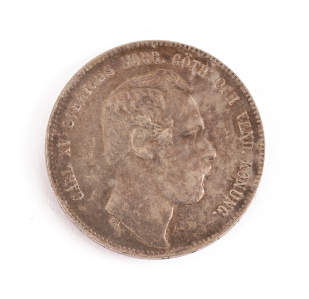 Mynt, 4 riksdaler riksmynt, Karl XV, 1871