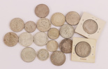 Svenska silvermynt 17st, silver, före 1942