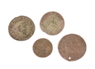 Mynt 4st, Sverige, 16/1700-tal