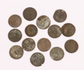Besittningsmynt 14st, drottning Kristina, 1600-tal