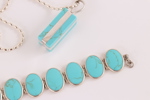 Halsband och armband, sterlingsilver