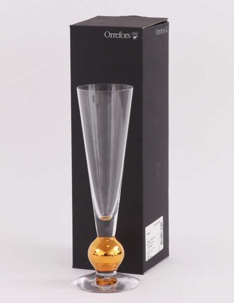 Champagneglas, "Nobel", Gunnar Cyrén för Orrefors