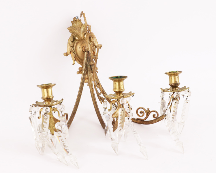 Väggapplique, 1800-talets slut