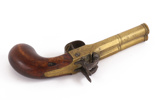 Dubbelpipig slaglåspistol, 1800-tal