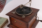 Trattgrammofon, 1900-talets början
