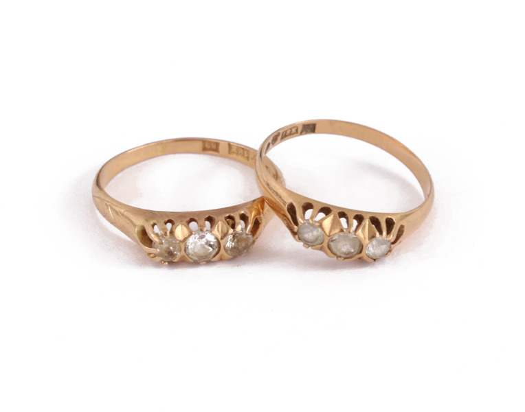 Ringar 2st, 18k