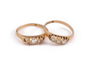 Ringar 2st, 18k