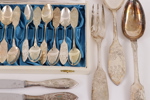 Bestickservisdelar 20st, silver, "Tornedal"