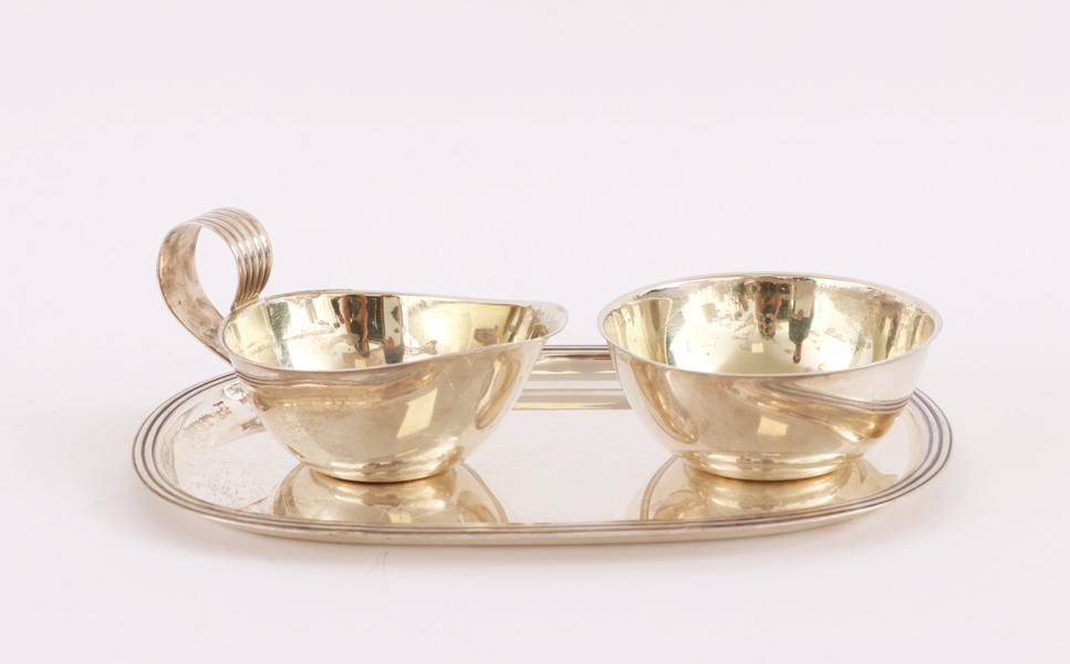Servis 3 delar, silver, C.G.Hallberg, Stockholm