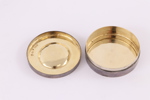 Dosa med lock, silver, 1850