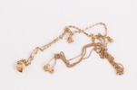 Halsband med hängen 2st, 18k
