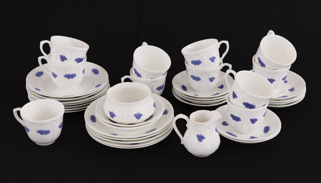 Kaffeservis, "Blå blom", Rörstrand/Old Gustavsberg