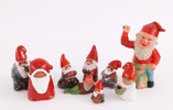 Tomtefigurer 9 delar