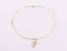 Halsband med hänge, 18k