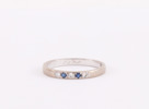 Ring i 18k vitguld