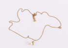 Halsband med hänge, 18k