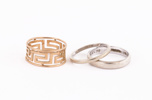 Ringar 3st, 18k