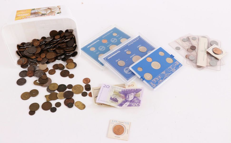 Parti mynt och sedlar