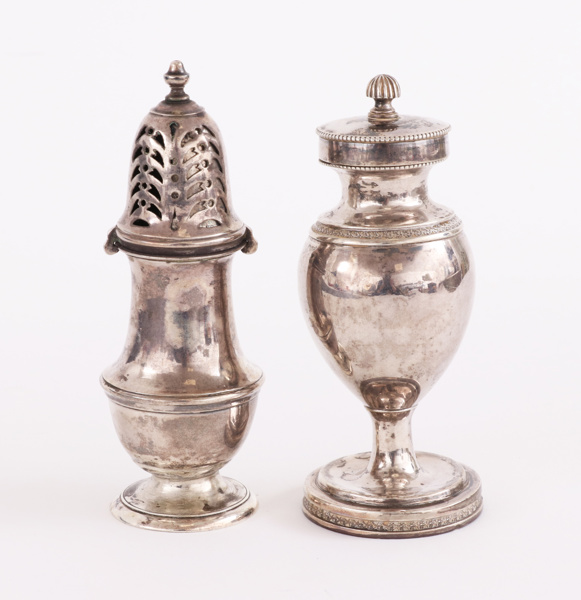 Ströare 2st, silver, 1800-tal