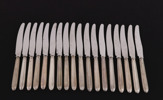Matknivar 18st, silver, gustavianska, bl.a. 1793