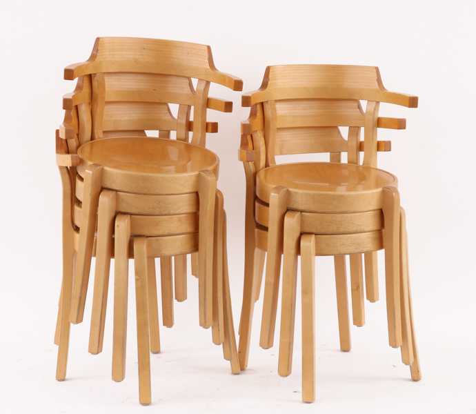 Stapelstolar 7st, Form o Miljö, 2000-tal