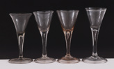 Vinglas 4st, 17/1800-tal