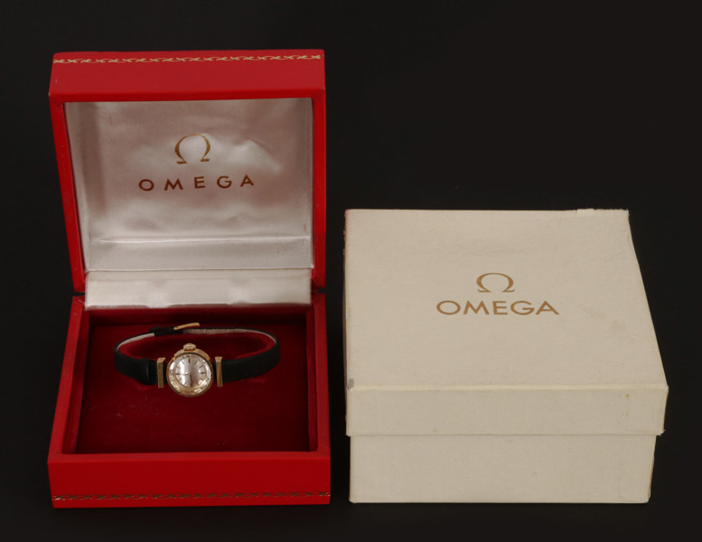 Damarmbandsur, Omega, 18k