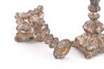 Ljusstakar ett par, silver, barockstil, 1900-tal