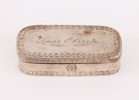 Dosa i silver, troligen 1810